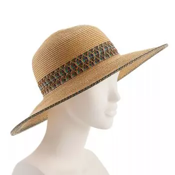 Женская многоцветная шляпа с кружевной вставкой Nine West Nine West