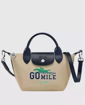 Женская многопозиционная тканевая сумка через плечо Le Pliage Collection Longchamp, цвет Natural