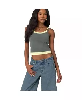 Женская многослойная майка Element Edikted, зеленый