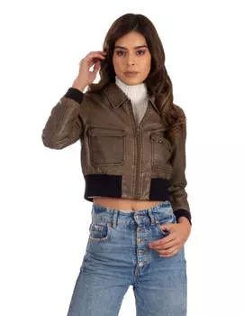 Женская модная куртка LEE, коричневый