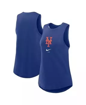 Женская модная майка с высоким воротом Royal New York Mets Legacy Icon Nike, синий