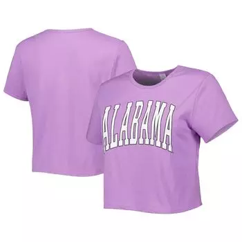 Женская модная укороченная футболка ZooZatz Purple Alabama Crimson Tide Core