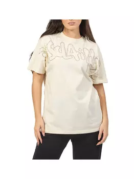 Женская молочная футболка Disclaimer