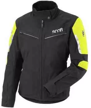 Женская мотоциклетная текстильная куртка WS Turn TP Scott, черный желтый
