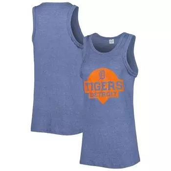Женская мягкая как виноград темно-синяя майка Detroit Tigers Tri-Blend