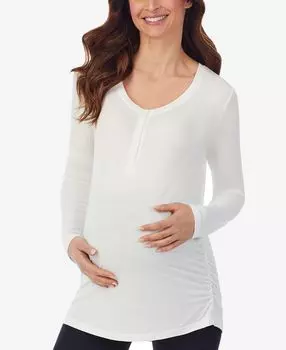 Женская мягкая одежда с длинным рукавом для беременных стрейч henley Cuddl Duds, мульти