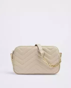 Женская мягкая сумка через плечо с несколькими отделениями и застежкой-молнией натурального цвета Parfois, цвет Natural