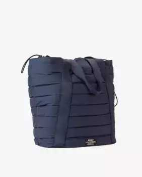 Женская мягкая сумка-шоппер с кружевной застежкой Ecoalf, темно-синий