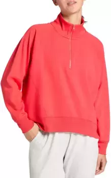 Женская мягкая толстовка с молнией 1/2 DSG, цвет Lightning Red