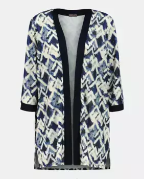 Женская набивная куртка с рукавами 3/4 Zermatt, тёмно-синий