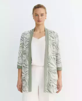 Женская набивная куртка с рукавами 3/4 Zermatt, зеленый