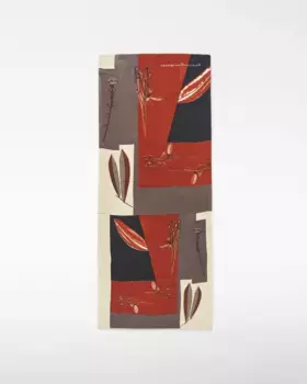 Женская набивная шаль из льна и модала Adolfo Dominguez, мультиколор