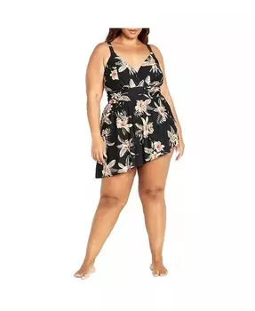 Женская накладка Ischia, 1 шт. с принтом CITY CHIC, мультиколор