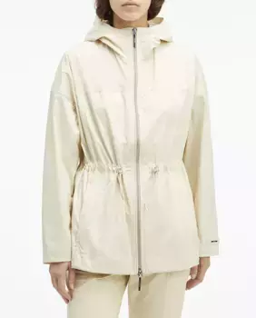 Женская нейлоновая парка с регулируемой талией Calvin Klein, цвет Crema