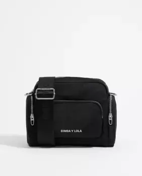 Женская нейлоновая сумка через плечо с множеством карманов Bimba y Lola, черный