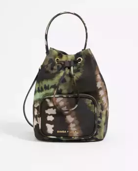 Женская нейлоновая сумка-мешочек Bimba y Lola, зеленый