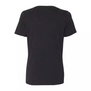 Женская непринужденная футболка BELLA + CANVAS с V-образным вырезом из вереска CVC Bella+Canvas