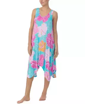 Женская ночная рубашка без рукавов Ellen Tracey с подгибом под нос Ellen Tracy, белый