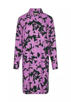 Женская ночная рубашка Holly длиной 3/4 с нагрудным карманом ESSENZA, цвет 664 Pink