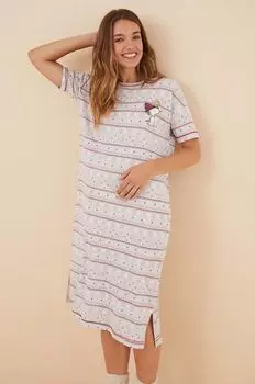 Женская ночная рубашка из хлопка Snoopy Secret women'secret, мультиколор