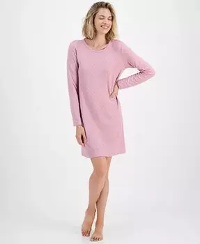 Женская ночная рубашка мягкого трикотажа с принтом Charter Club, фиолетовый
