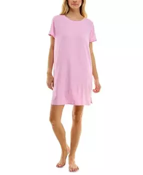 Женская ночная рубашка с короткими рукавами и принтом Roudelain