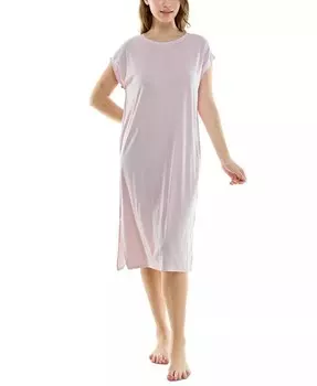 Женская ночная рубашка с рукавами «летучая мышь» с принтом Roudelain, розовый