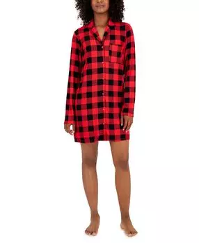 Женская ночная рубашка с зубчатым воротником и длинными рукавами Jenni