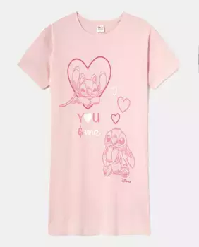 Женская ночная рубашка Stitch and ngel Easy Wear, цвет Rosa claro