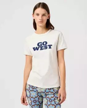 Женская облегающая футболка Ringer белого цвета Wrangler, белый