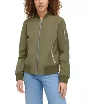 Женская облегченная бомбер-куртка с молнией Levi's, зеленый