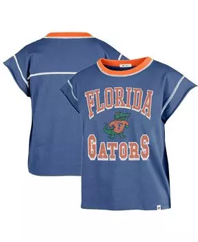Женская обрезанная футболка Royal Florida Gators Sound Up Maya '47 Brand, синий