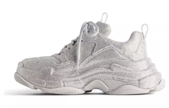 Кроссовки Balenciaga Triple S, светло-серый