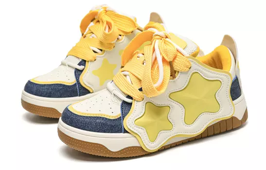 Женская обувь для скейтбординга Abcio, Сырный желтый