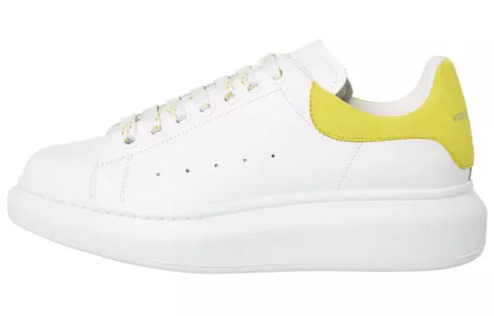 Кроссовки Alexander McQueen Oversized White Yellow Croc