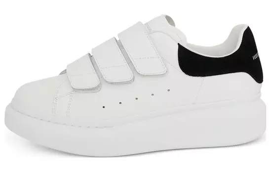 Кроссовки Alexander McQueen Oversized Triple Strap Sneaker 'White Black' Women's