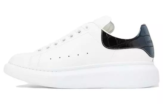 Кроссовки Alexander McQueen Oversized Sneakers 'White Snake Black' Women's
