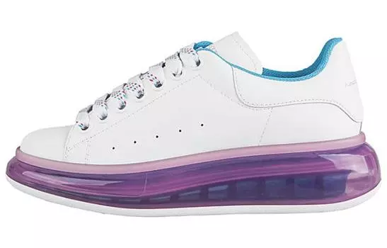 Кроссовки Alexander McQueen Oversized Sneaker 'Transparent Sole - White Purple' Women's