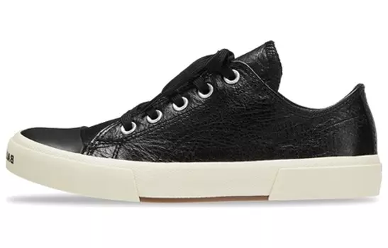 Кроссовки женские Balenciaga Paris Leather, черный
