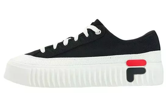 Кроссовки FILA Gear Skateboard Shoes Women's Low-Top Black White