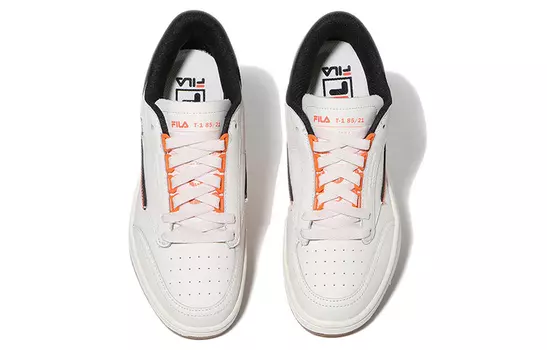 Кроссовки FILA Skateboard Shoes Women's Low-Top White Black Orange