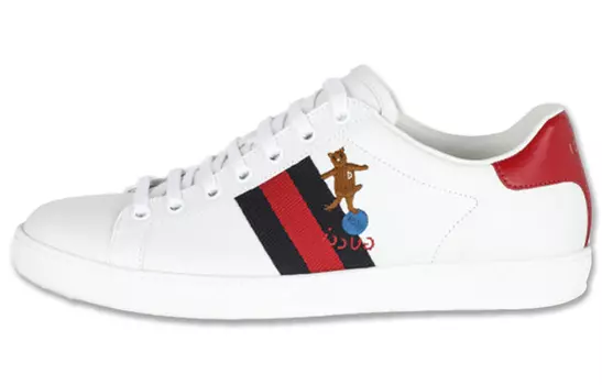 Кроссовки GUCCI Ace Skateboard Shoes Women's Low-Top White
