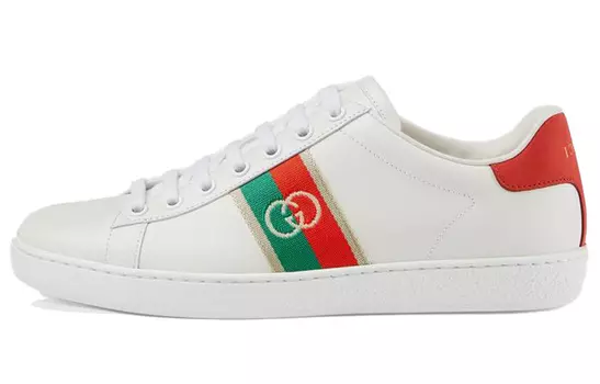 Кроссовки GUCCI Women's Ace 'Interlocking G - White' Women's