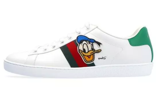 Кроссовки GUCCI X Disney Ace "Donald Duck Patch" Shoes