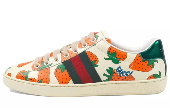 Кроссовки GUCCI Women's Ace 'Strawberry White' Women's