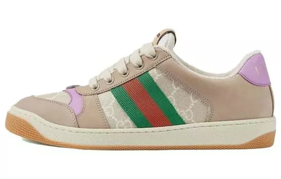 Кроссовки GUCCI Screener Skateboard Shoes Women's Low-Top Multicolor
