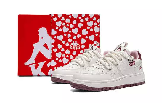 Женская обувь для скейтбординга Kappa, White/Pink