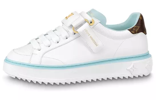 Кроссовки LOUIS VUITTON Time Out Sneakers 'White Blue Brown' Women's