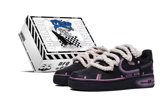 Женская обувь для скейтбординга Nike, Black