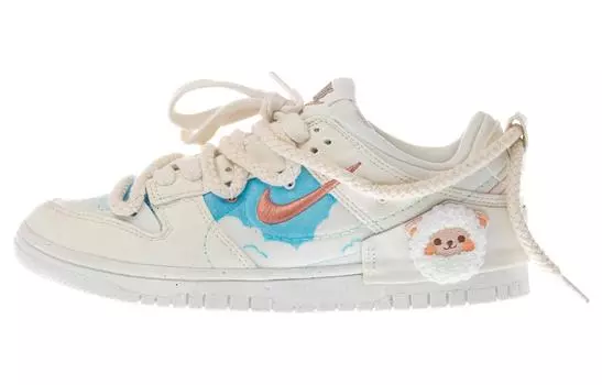 Женская обувь для скейтбординга Nike Dunk Disrupt, Off-white